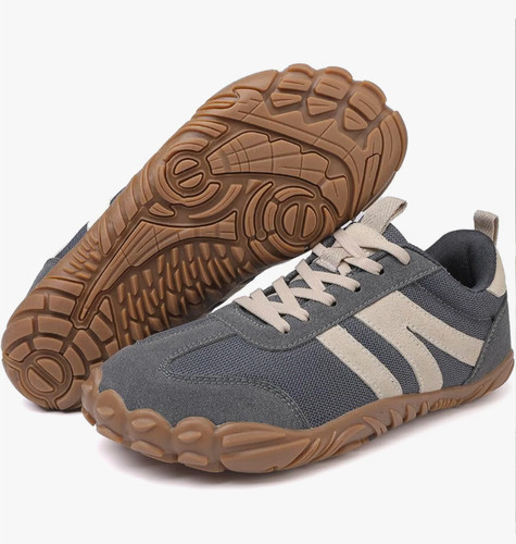Mens grey barefoot - grey, shoes