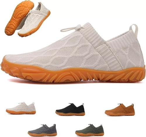 Men barefoot casual walking - barefoot,