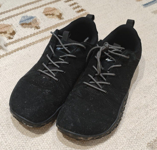 Men barefoot trail walking - barefoot,